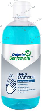 Dalmia Sanjeevani Light Blue Hand Sanitiser 500 Sanitizer