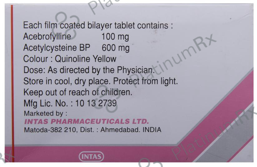 Broclear 100/600mg Tablet 10s