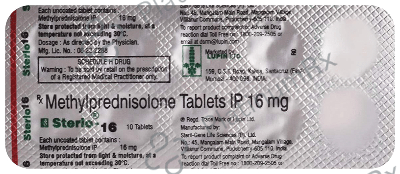 Sterio 16mg Tablet 10s