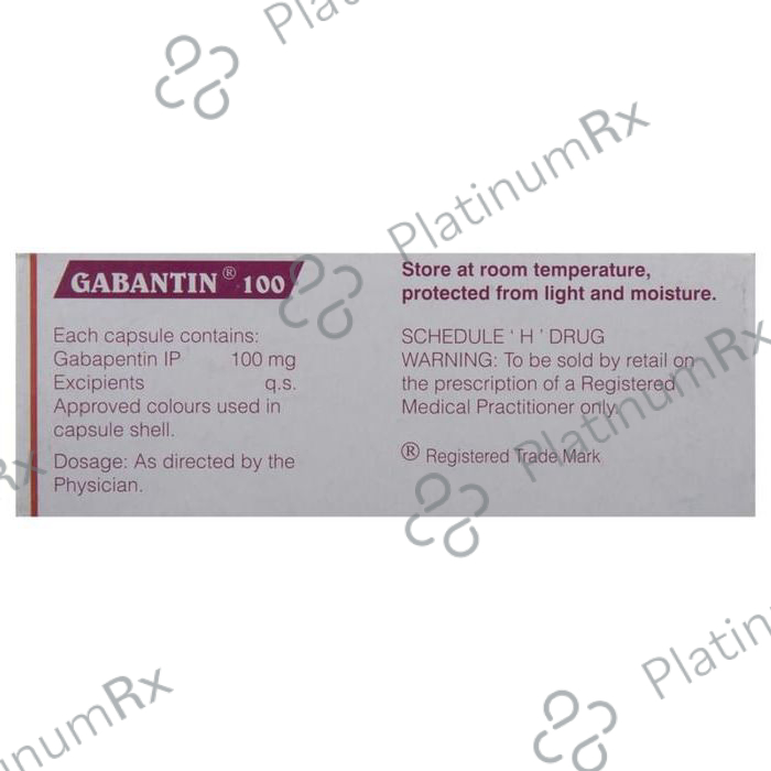 Gabantin 100mg Capsule 10s