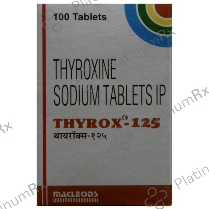 Thyrox 125 Tablet 100 tablets
