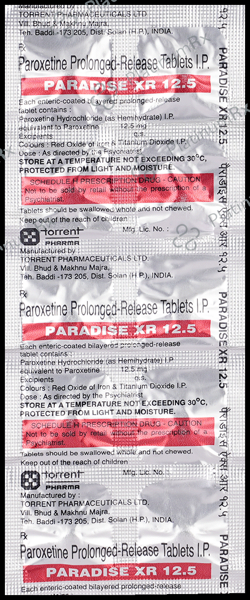 Paradise XR 12.5mg Tablet 10s