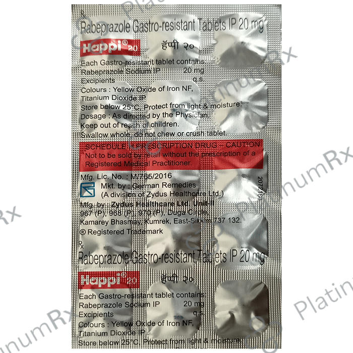 Happi 20mg Tablet 15s
