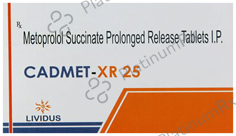 Cadmet 25mg Tablet XR