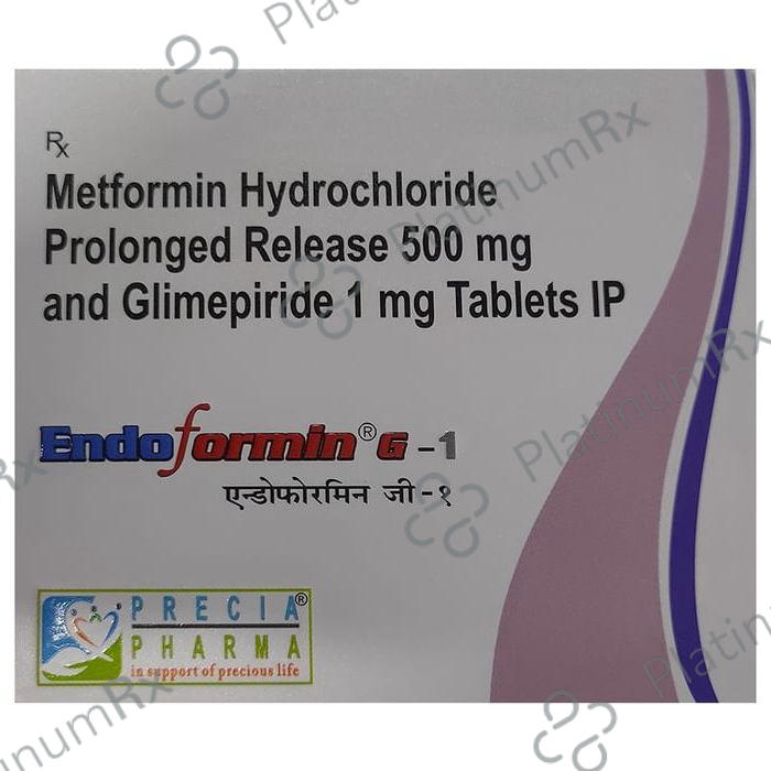 Endoformin G 1mg/500mg Tablet PR 10 Tablet PR