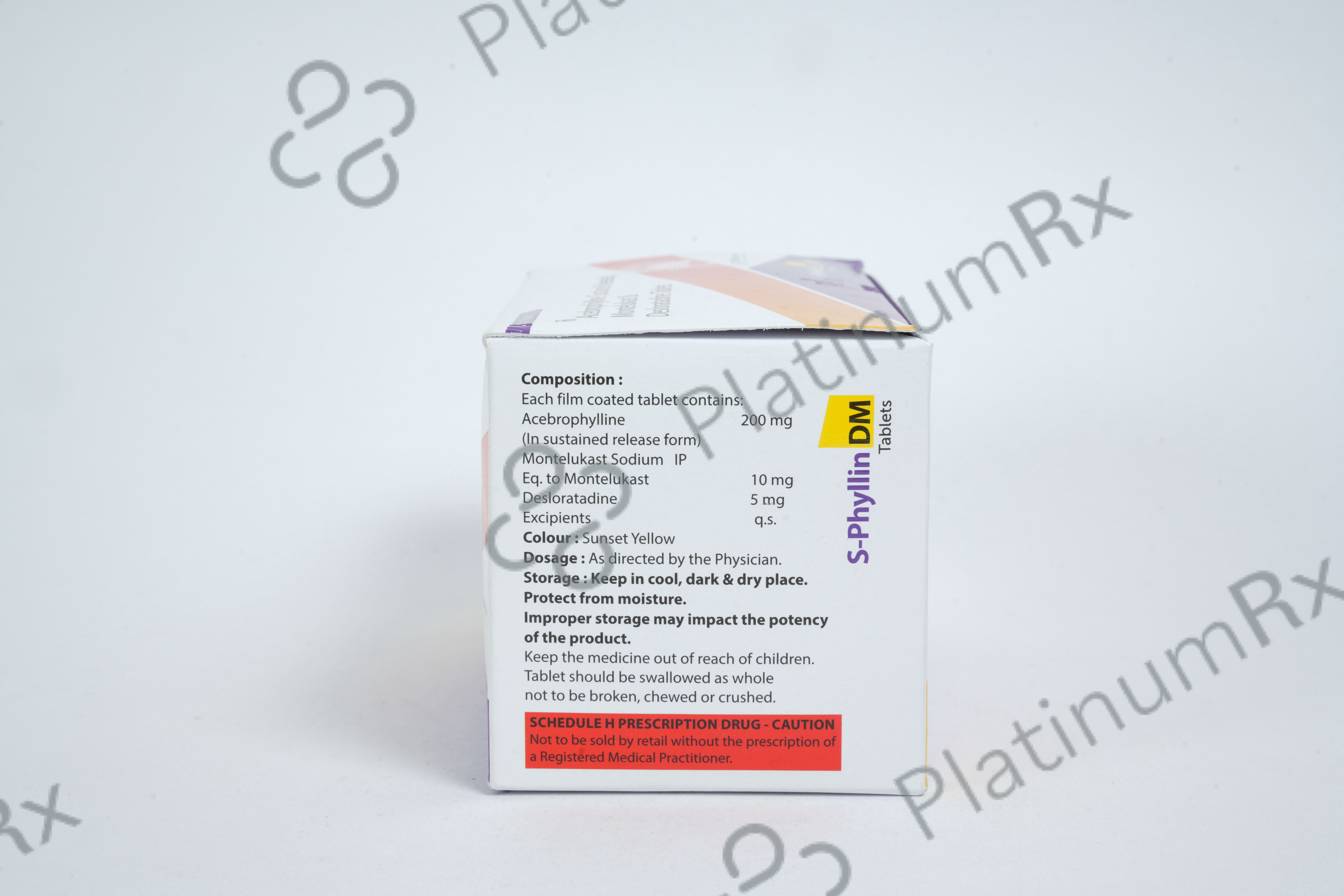 S Phyllin DM SR 200/5/10mg Tablet SR 10s