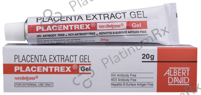 Placentrex 100mg Gel 20gm