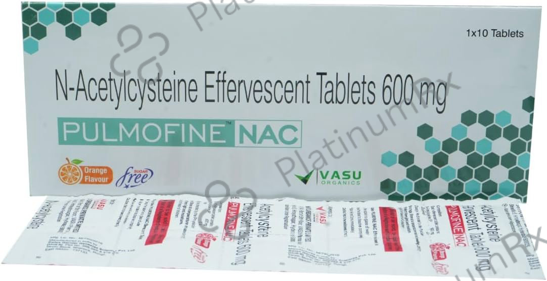 Pulmofine Nac 600mcg Tablet 10s