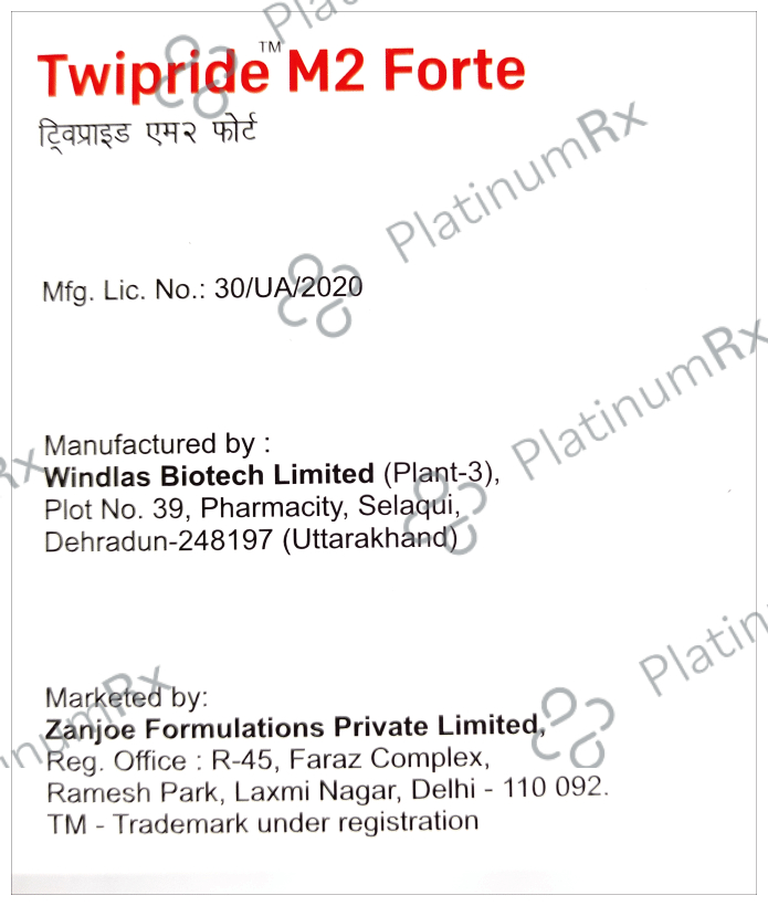 Twipride M 2 Forte Tablet PR