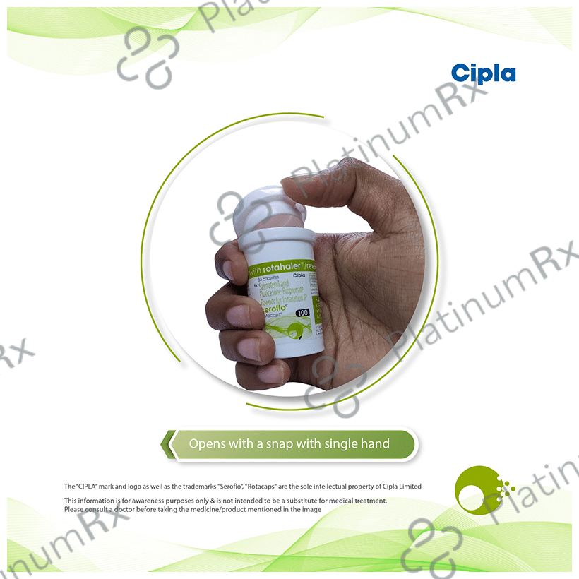 Seroflo 100/50mcg Capsule 30s