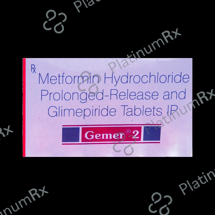 Gemer 2/500mg Tablet PR 15s