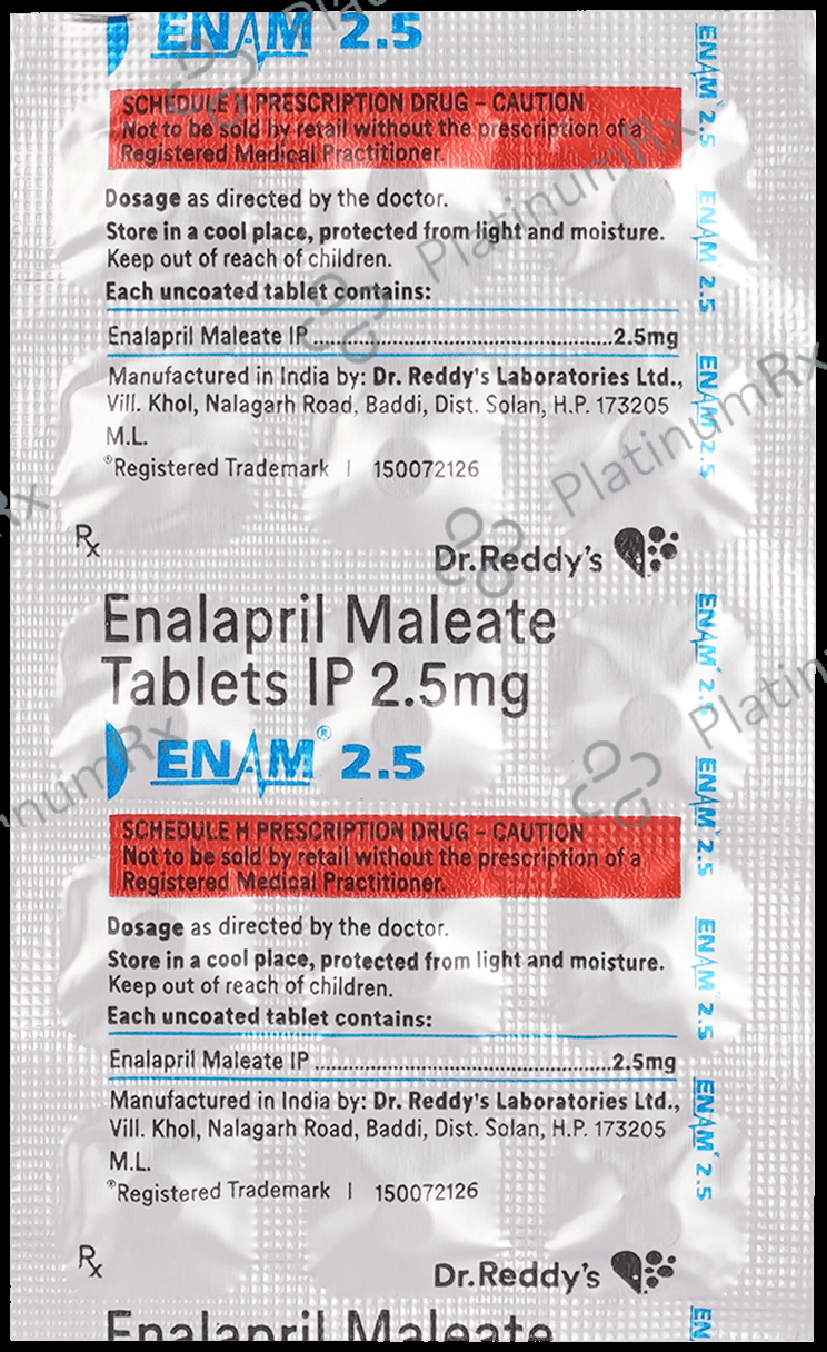 Enam 2.5mg Tablet 15s