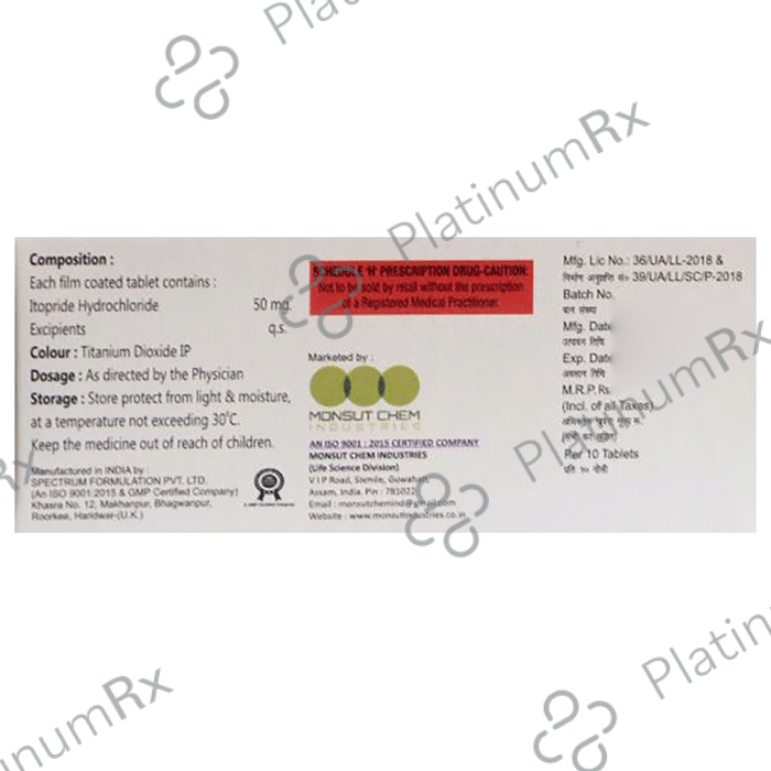 Mtone 50mg Tablet