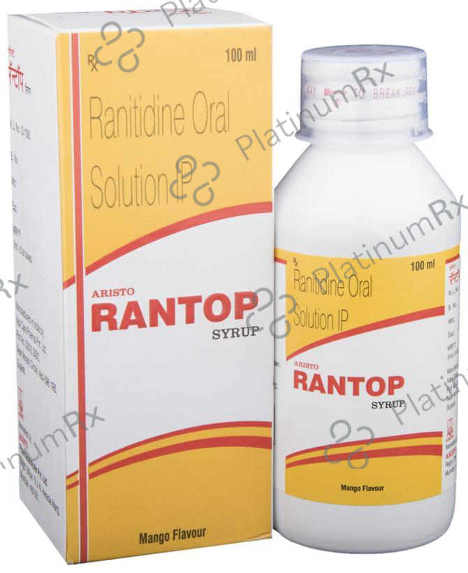 Rantop 75mg Mango Oral Syrup 100ml