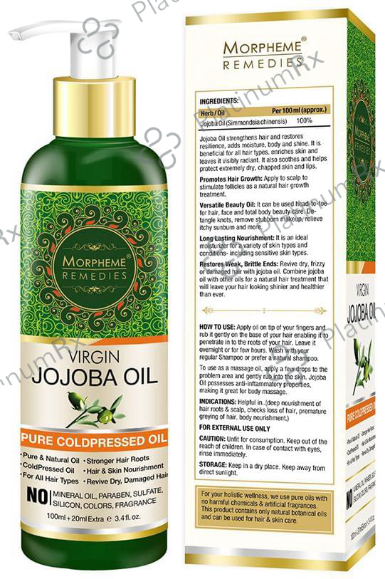 Morpheme Virgin Jojoba Pure Coldpressed Oil