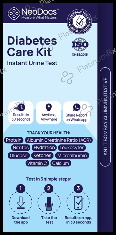NeoDocs Diabetes Care Kit Instant Urine Test 1 Pack