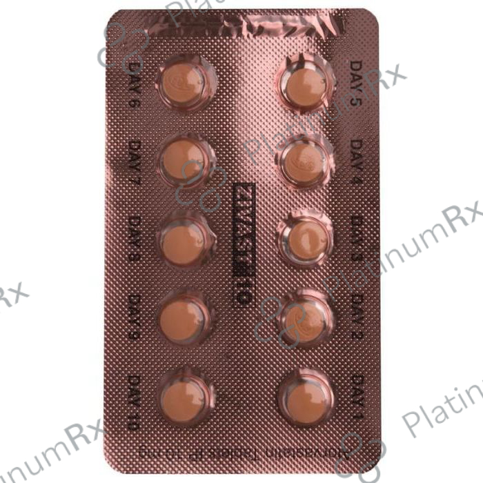 Zivast 10mg Tablet 10s