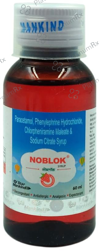 Noblok Syrup Strawberry 60ml