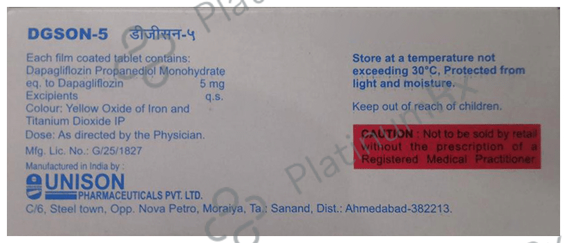 Dgson 5mg Tablet 10s