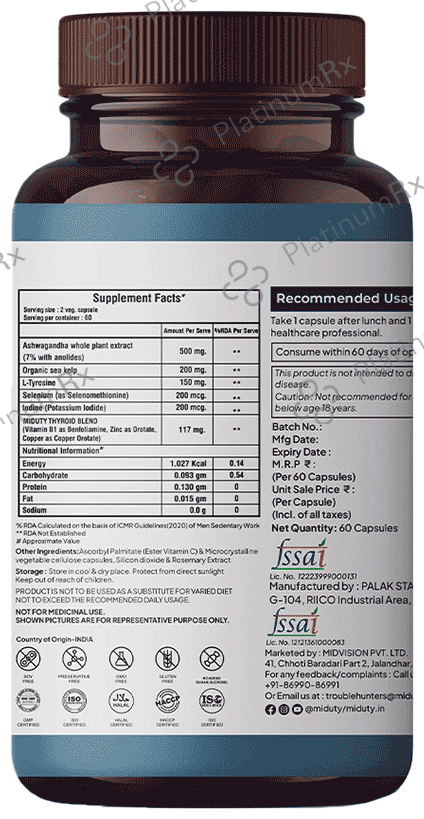 Miduty Triple Thyroid Care Capsule