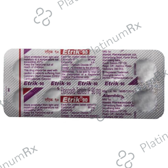 Etrik 90mg Tablet 10s