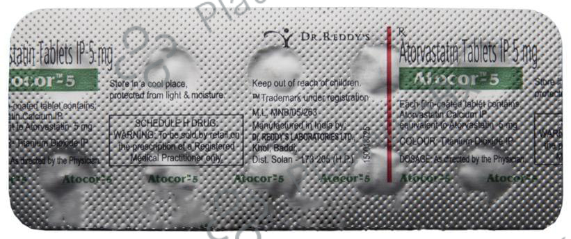 Atocor 5mg Tablet 10s