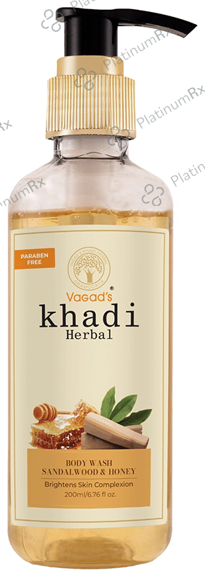 Vagad's Khadi Sandalwood & Honey Herbal Body Wash