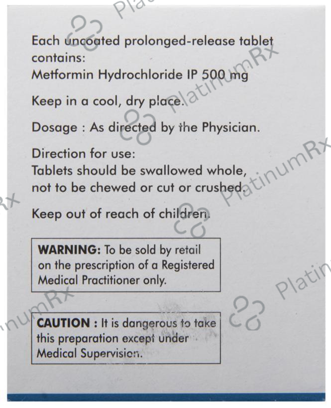 Melmet 500mg Tablet SR 20s