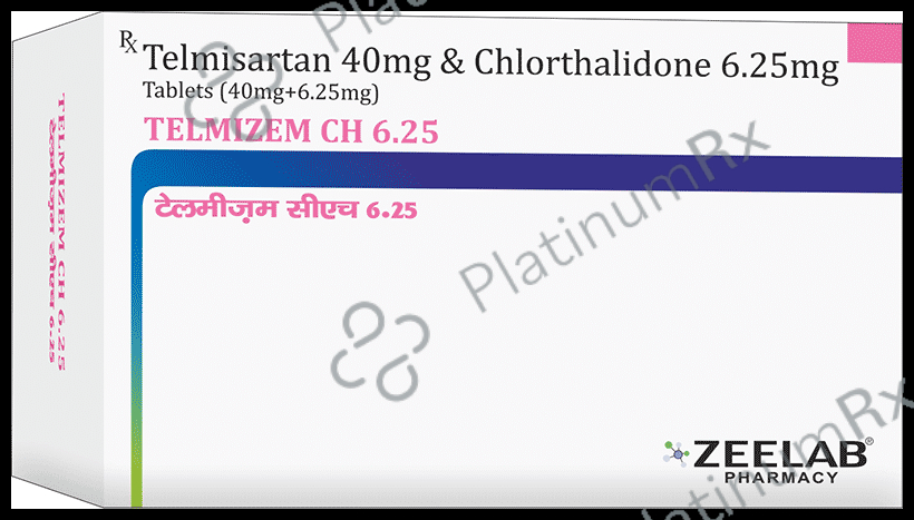Telmizem CH 6.25 Tablet