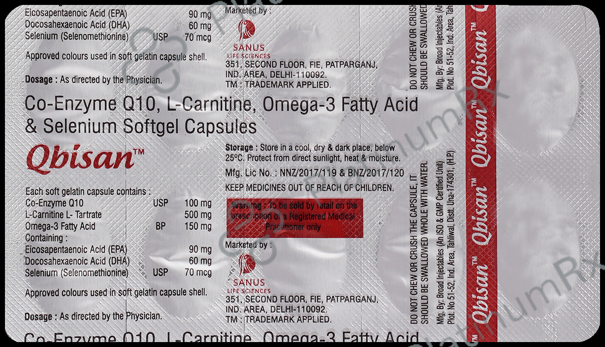 Qbisan Soft Gelatin Capsule