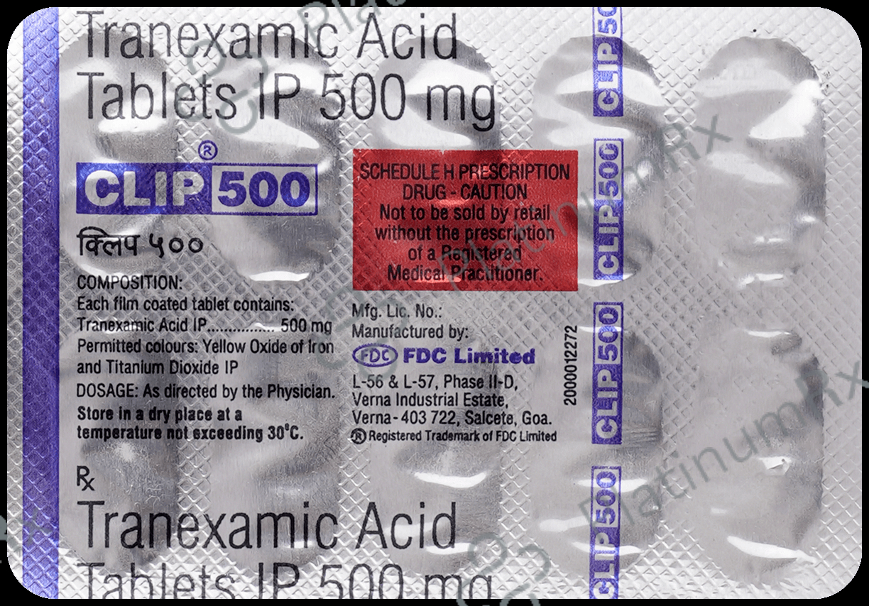 Clip 500mg Tablet 10s