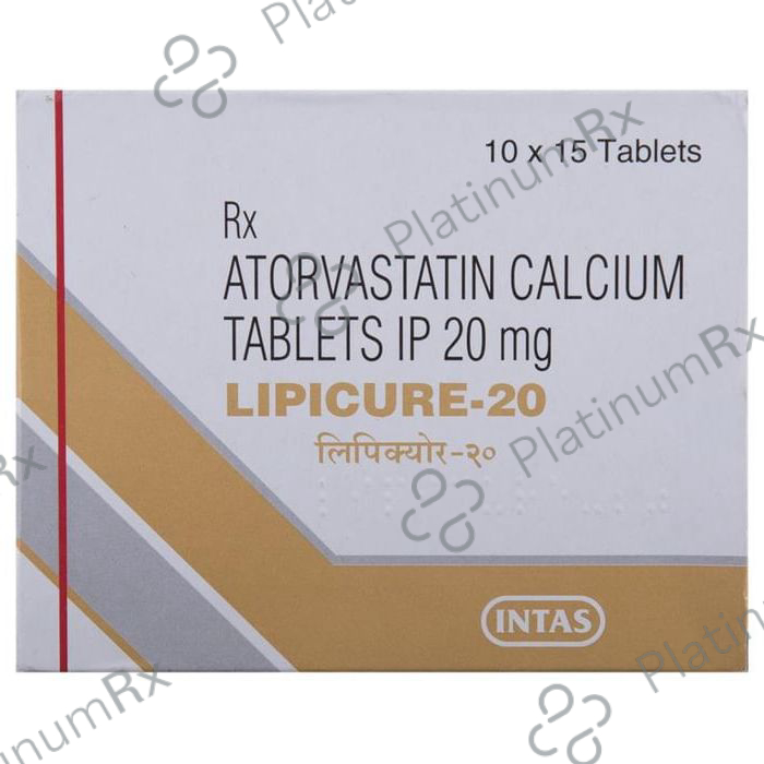 Lipicure 20mg Tablet 15s