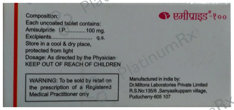 Amipride 100 Tablet