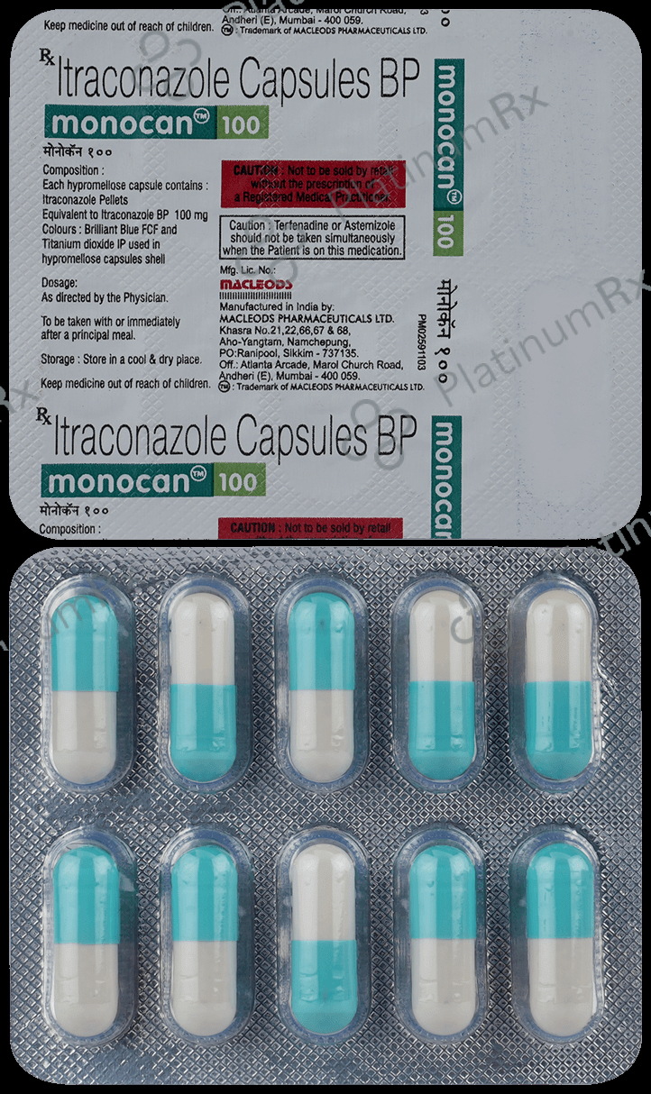 Monocan 100mg Capsule