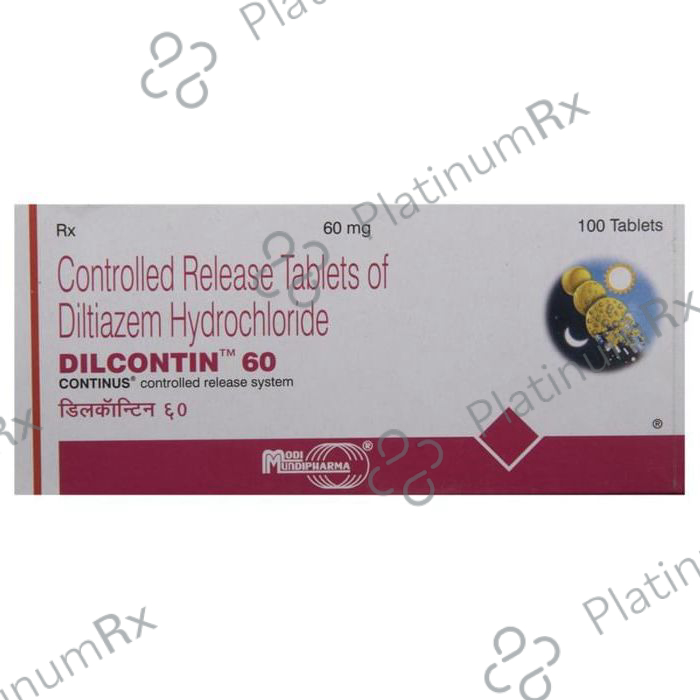 Dilcontin 60mg Tablet CR 10s