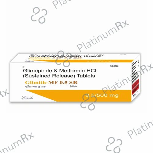 Glimith MF SR 0.5/500mg Tablet 10s
