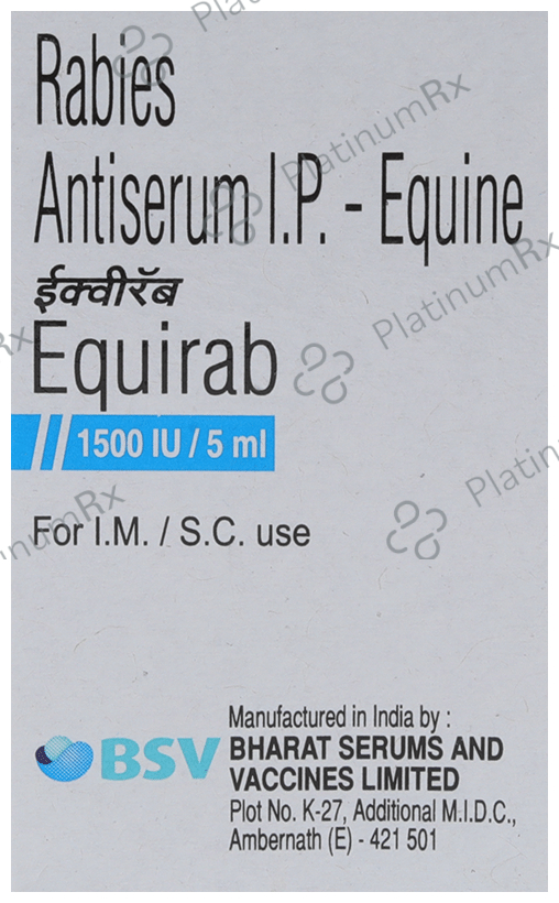 Equirab 1500IU Injection 5ml