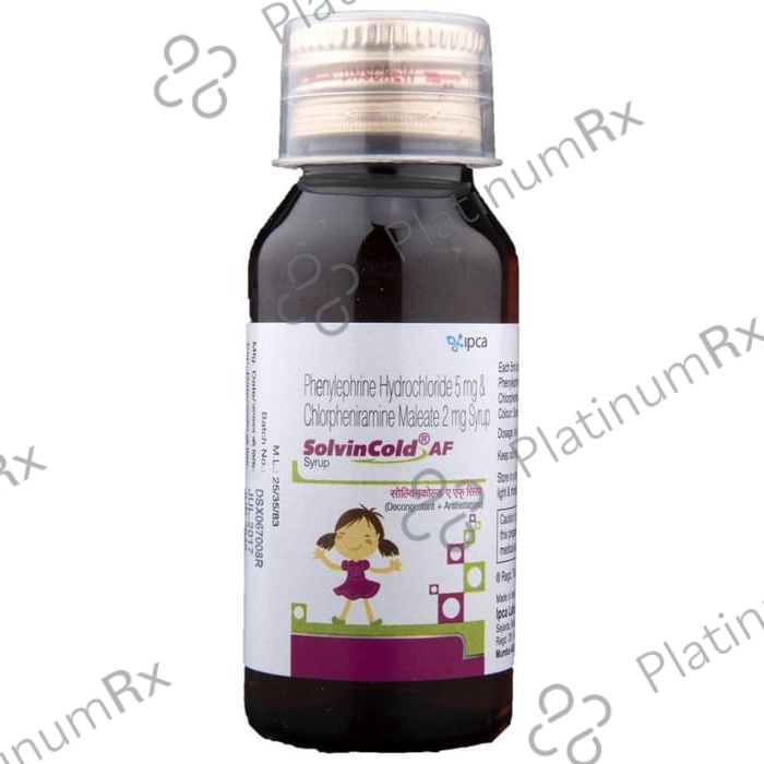 Solvin Cold AF 2/5mg Syrup 60ml