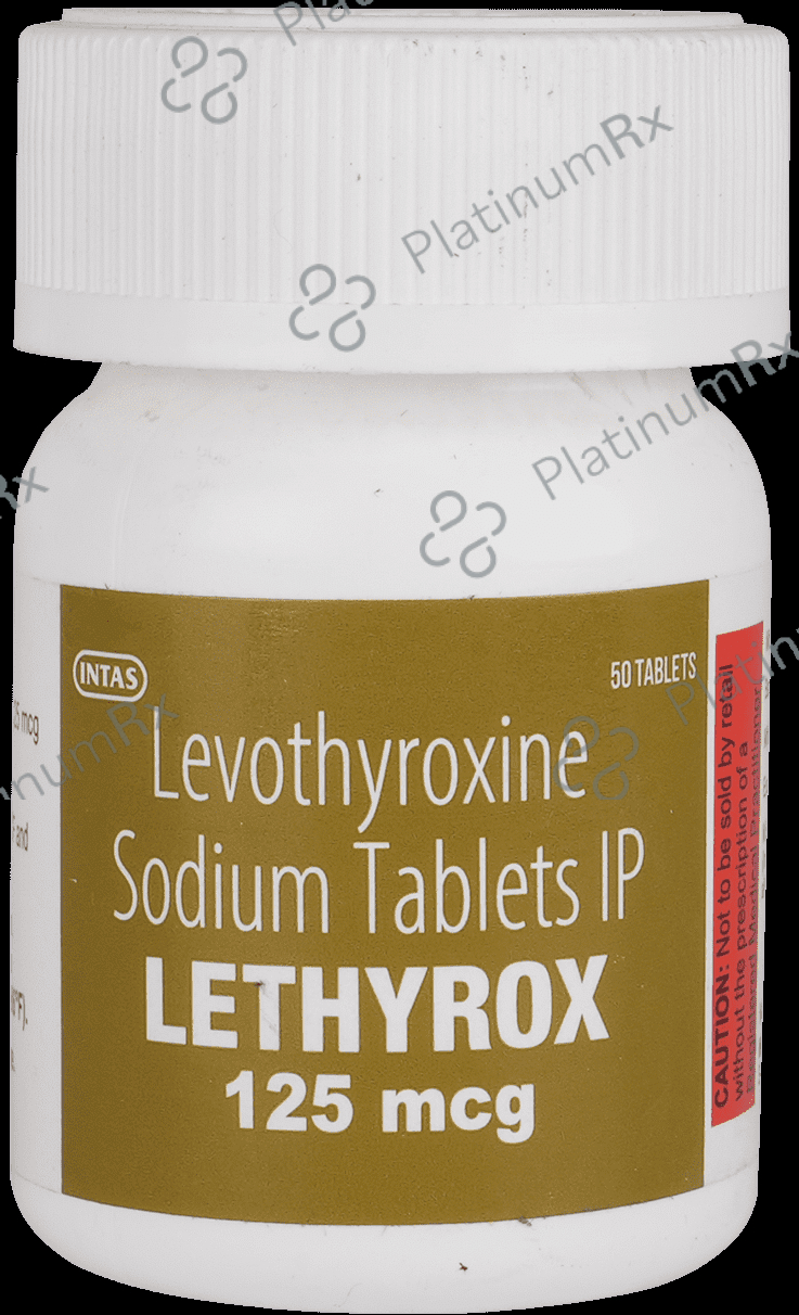Lethyrox 125 Tablet 50 Tablet