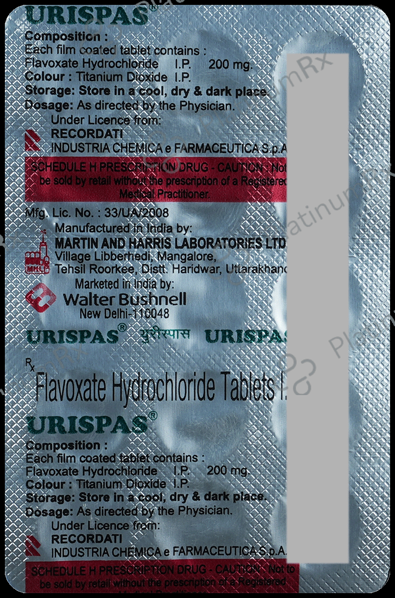 Urispas 200mg Tablet 15s