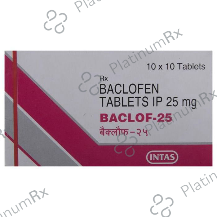 Baclof 25mg Tablet 10s