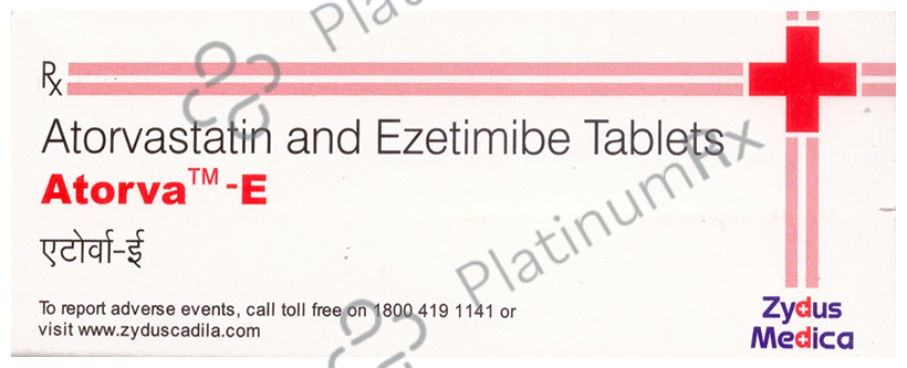 Atorva E 10/10mg Tablet 10s