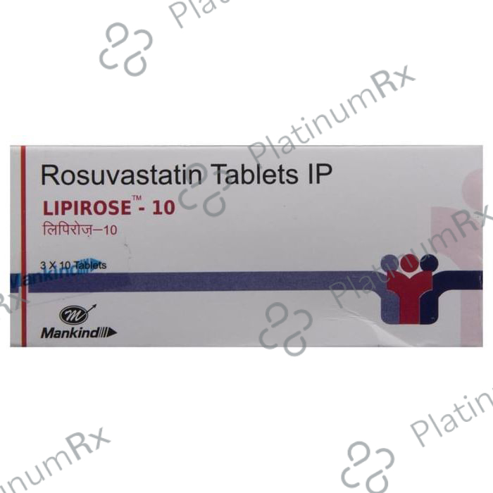 Lipirose 10mg Tablet 10s