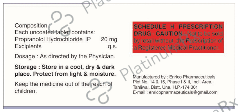 2-Pnol 20 Tablet