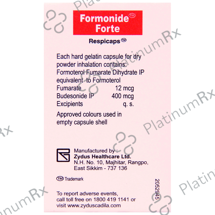 Formonide Forte 400/12mcg Respicap 30s