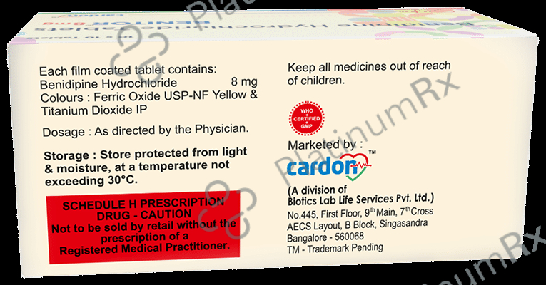 Benitor 8mg Tablet