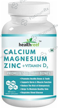 Healthreef Calcium Magnesium Zinc + Vitamin D3 Tablet