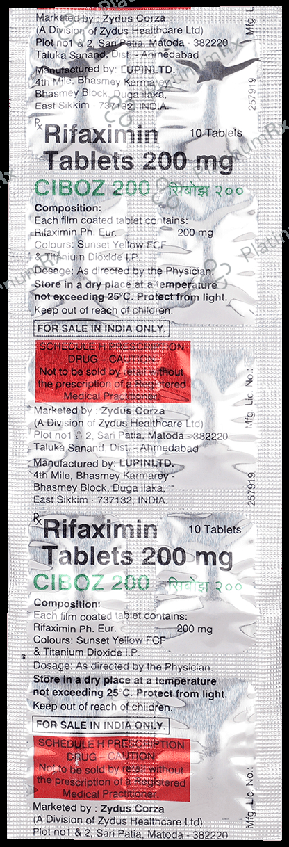 Ciboz 200mg Tablet 10s