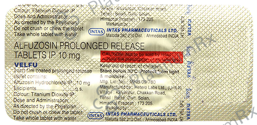 Velfu PR 10mg Tablet 7s