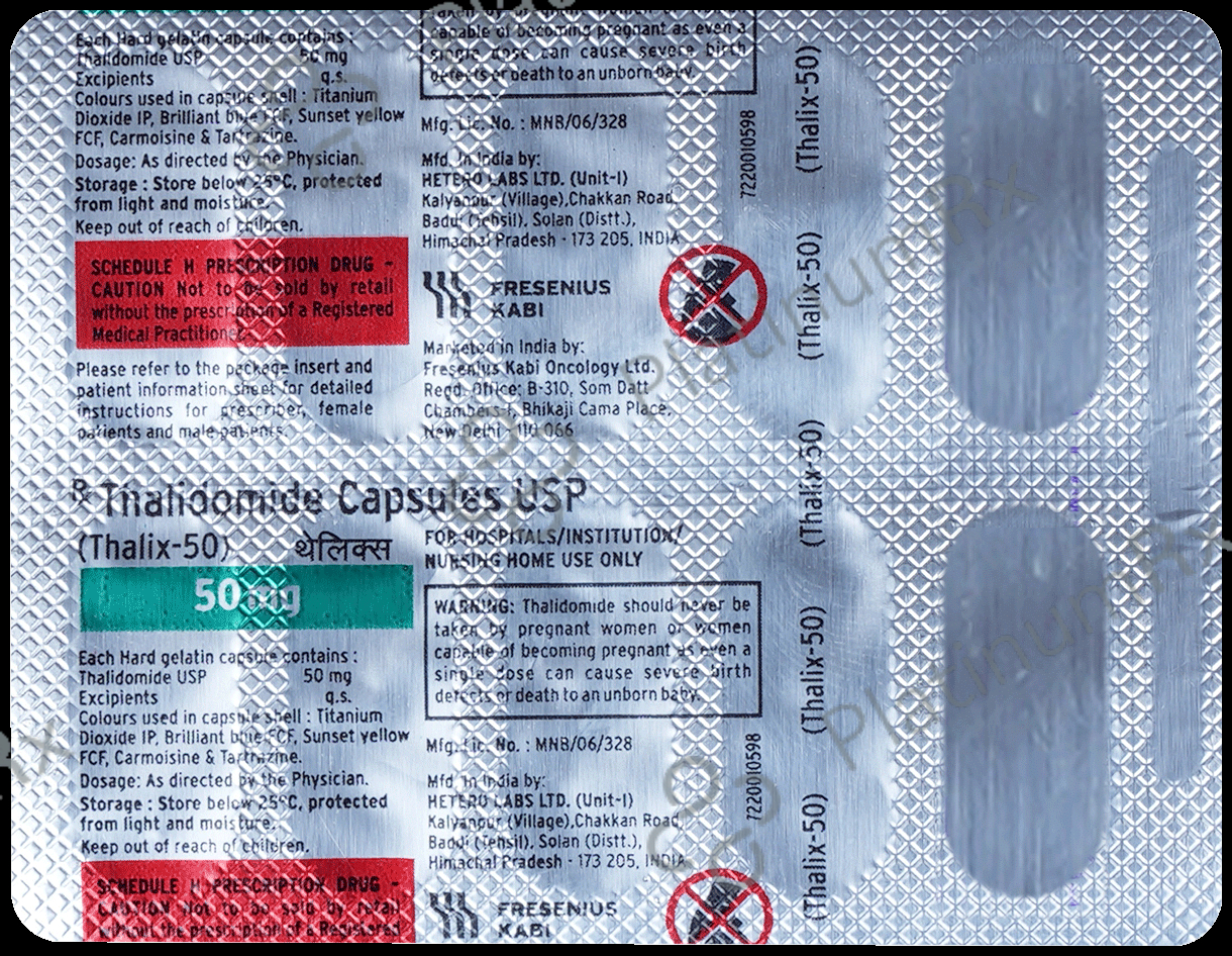 Thalix 50mg Capsule 10s